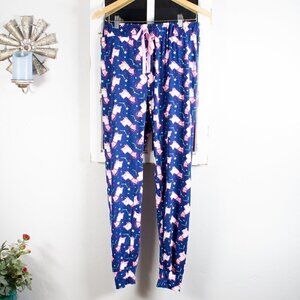 Bobbie Brooks Lounge Pants Sleepwear - Space Llamas - Medium